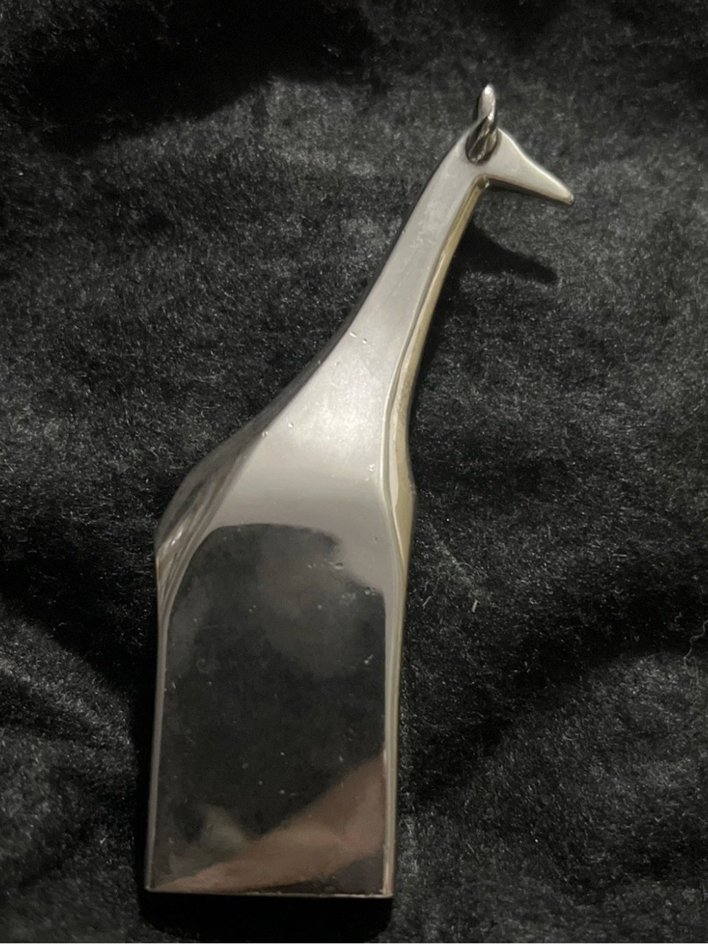 Vintage Dansk Designs Silverplate Giraffe Paperweight Gunnar Cyrén Japan
